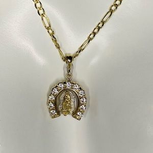 Lady of Guadalupe 10k Pendant